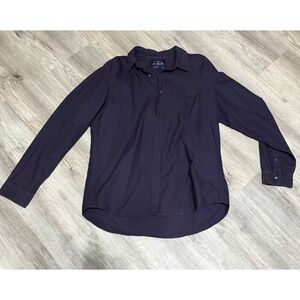 American Eagle Mens‎ Purple Slim Fit Long Sleeve Button Up Size XL